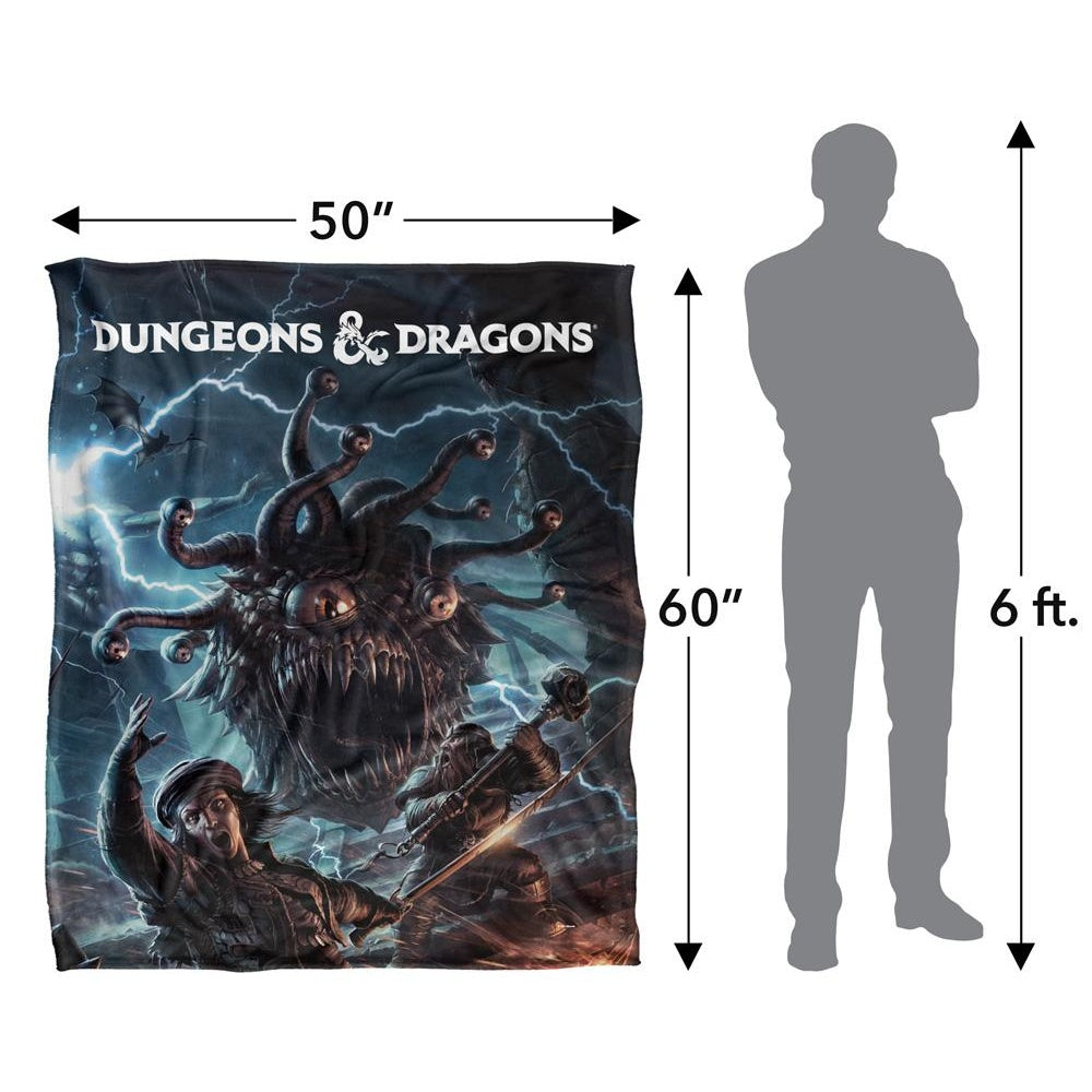 White - Pack Shot - Dungeons & Dragons Monster Manual Art Blanket