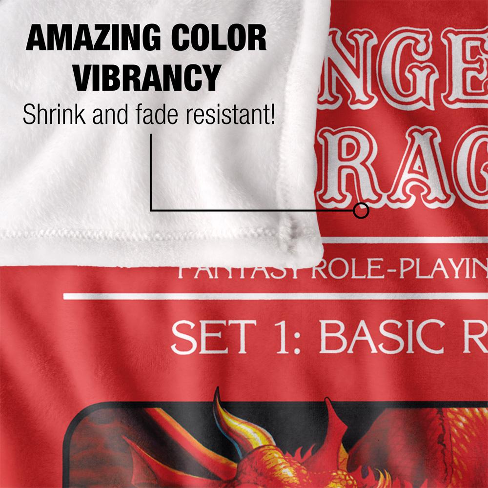 White - Lifestyle - Dungeons & Dragons Basic Rules Cover Blanket