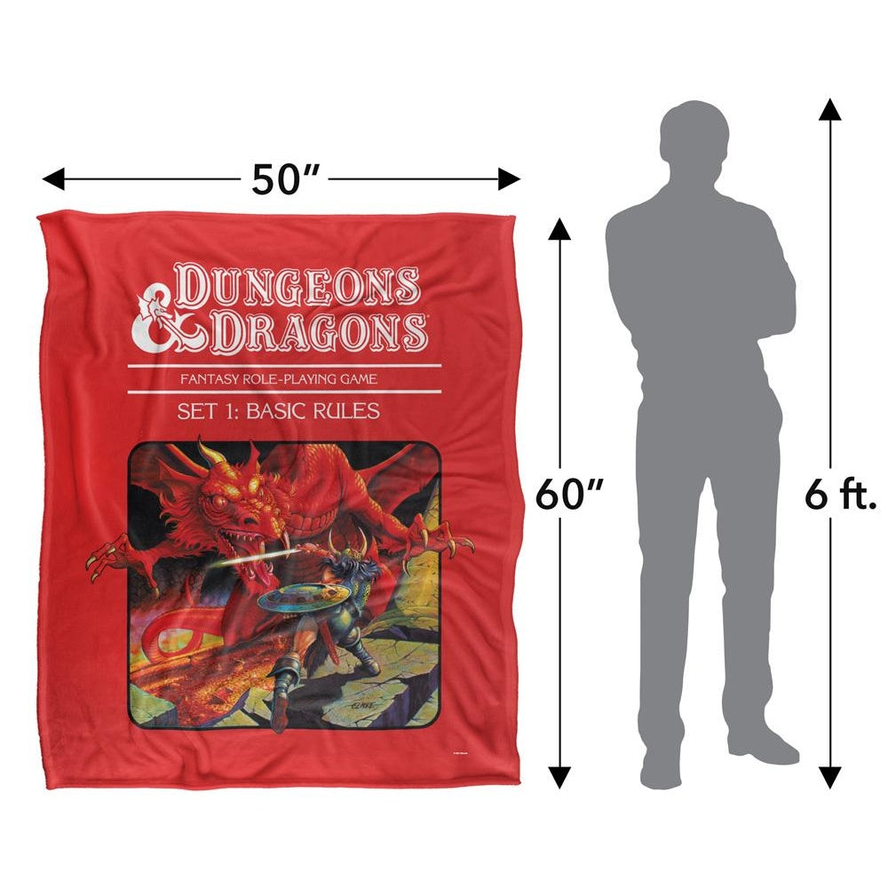 White - Pack Shot - Dungeons & Dragons Basic Rules Cover Blanket