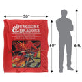 White - Pack Shot - Dungeons & Dragons Basic Rules Cover Blanket