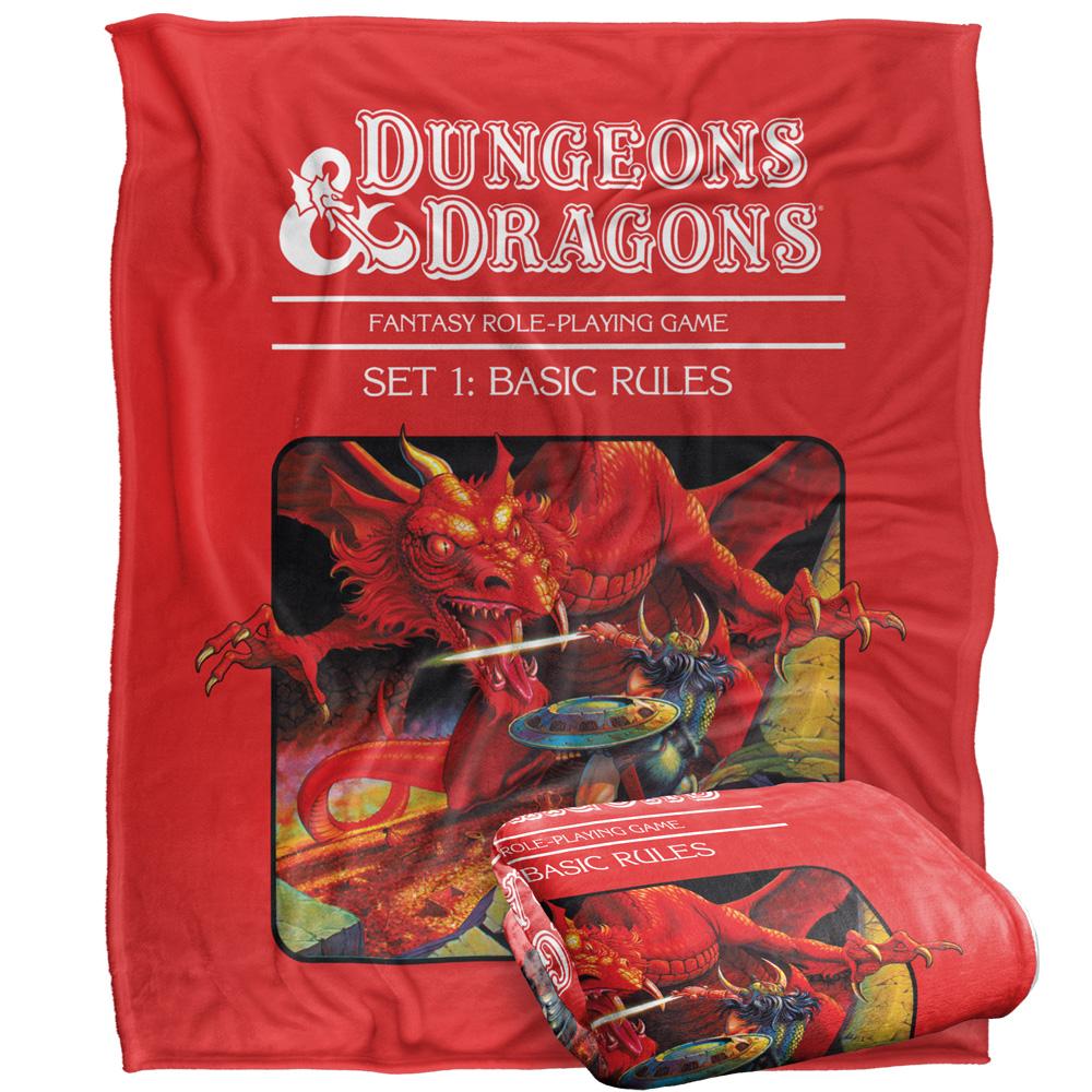 White - Front - Dungeons & Dragons Basic Rules Cover Blanket