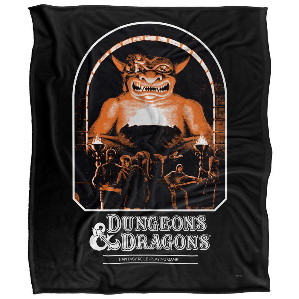 White - Back - Dungeons & Dragons First Edition Player´s Handbook Cover Blanket