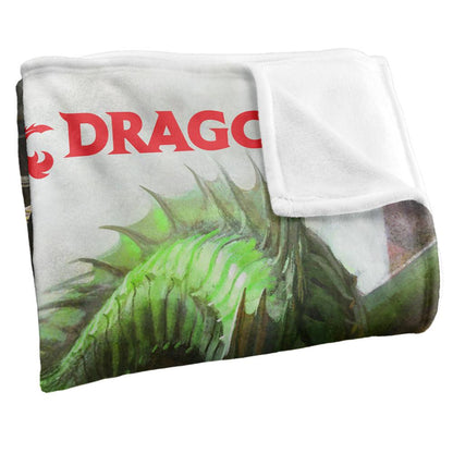 White - Back - Dungeons & Dragons Starter Set Art Blanket