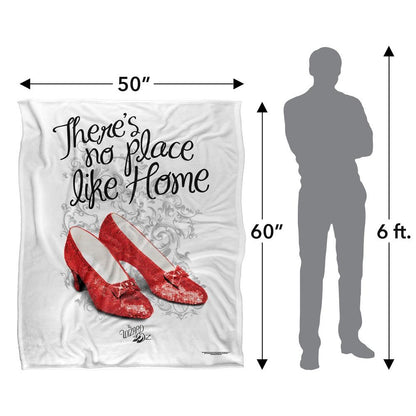 Multicoloured - Pack Shot - The Wizard Of Oz Theres No Place Like Home Ruby Slippers Blanket