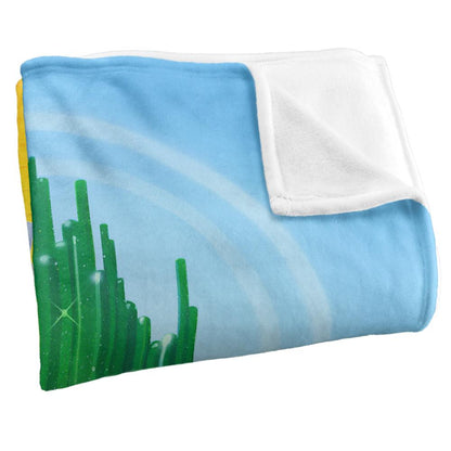 Multicoloured - Back - The Wizard Of Oz Emerald CIty Group Shot Blanket