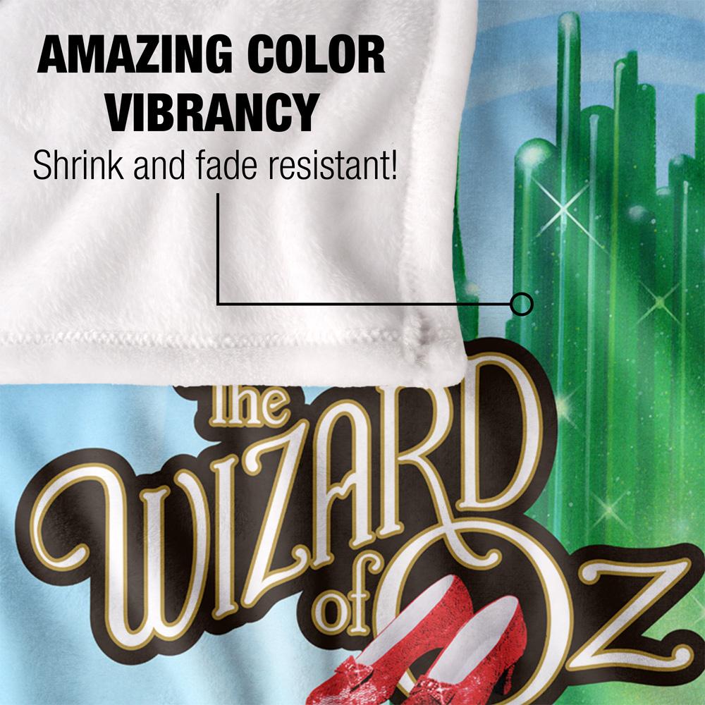 Multicoloured - Lifestyle - The Wizard Of Oz Emerald CIty Group Shot Blanket