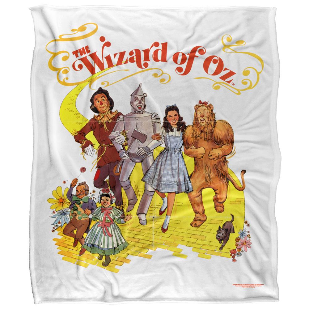 Multicoloured - Front - The Wizard Of Oz Painted Blanket