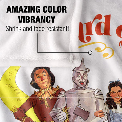 Multicoloured - Lifestyle - The Wizard Of Oz Painted Blanket