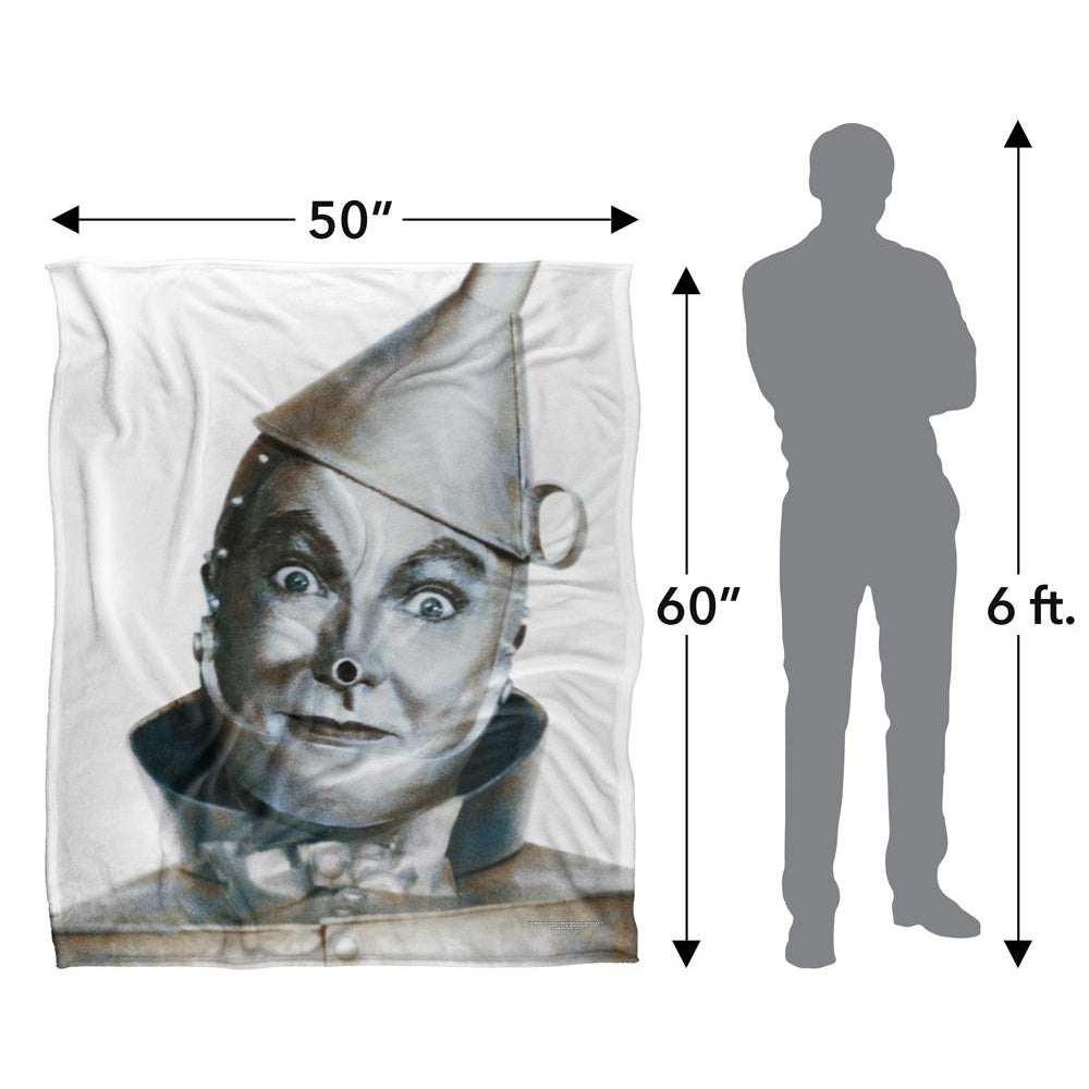 Multicoloured - Pack Shot - The Wizard Of Oz Tin Man Blanket