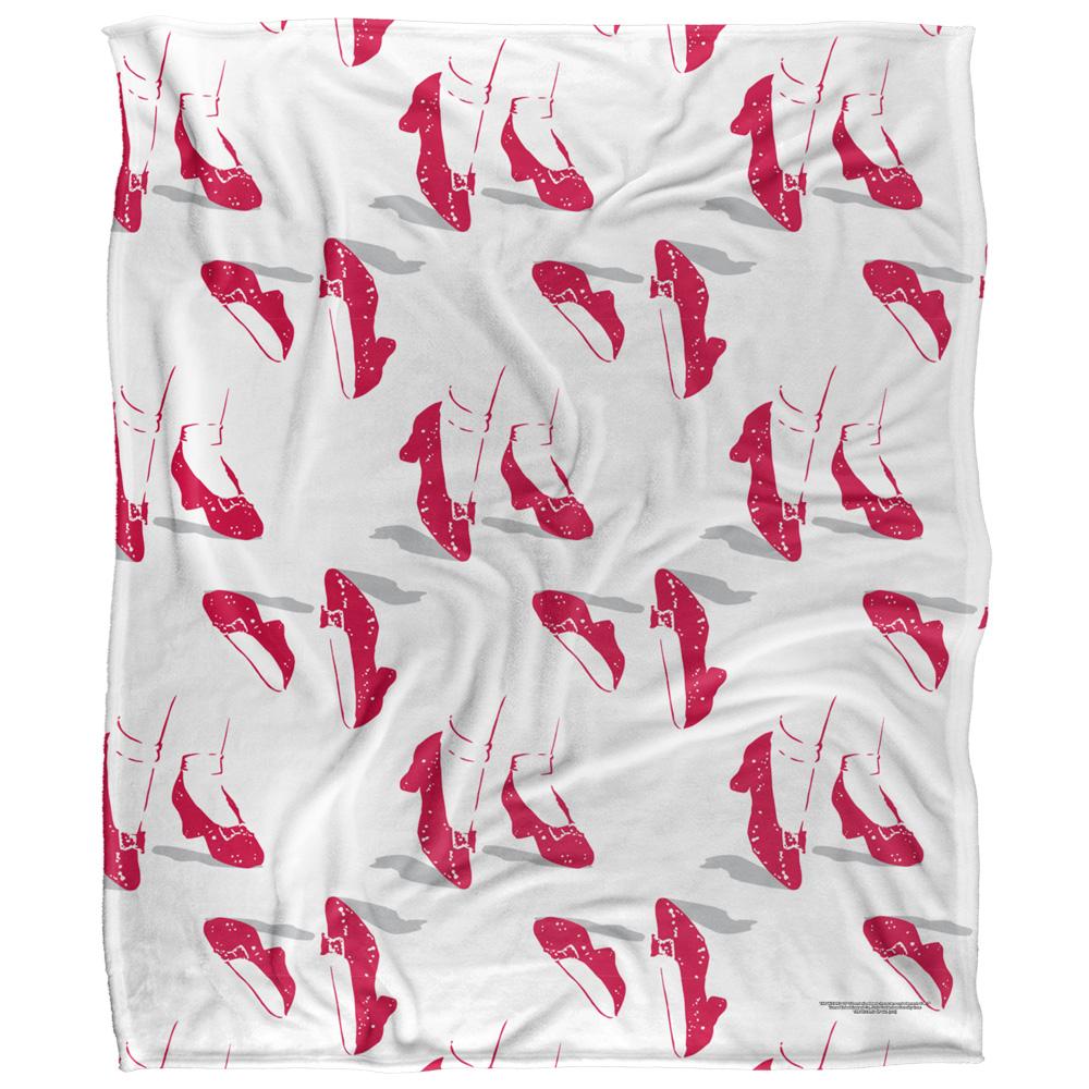 Multicoloured - Back - The Wizard Of Oz Ruby Slipper Blanket