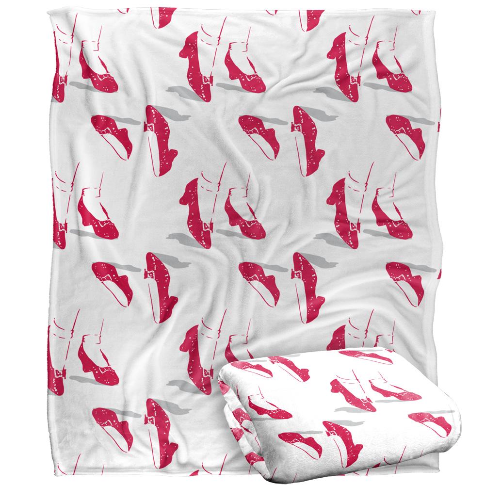 Multicoloured - Front - The Wizard Of Oz Ruby Slipper Blanket
