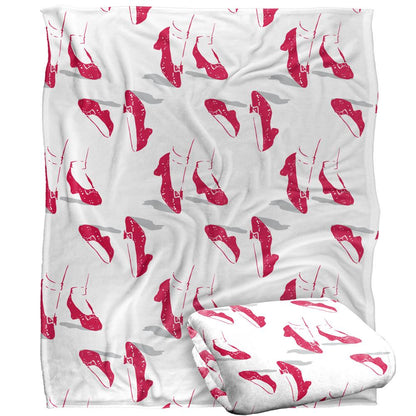 Multicoloured - Front - The Wizard Of Oz Ruby Slipper Blanket