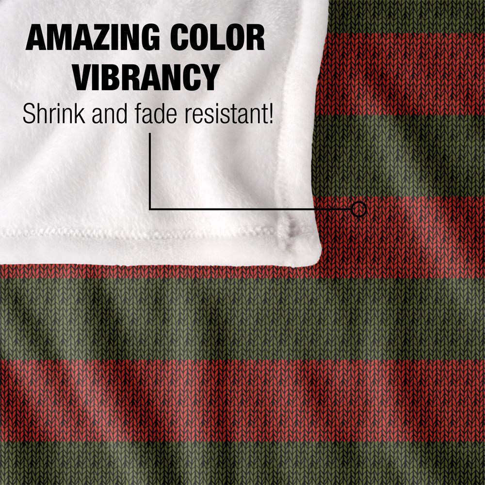 Multicoloured - Lifestyle - Nightmare On Elm Street Stripes Freddy Krueger Blanket