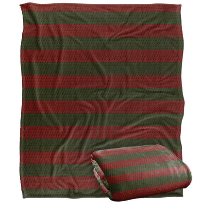 Multicoloured - Front - Nightmare On Elm Street Stripes Freddy Krueger Blanket