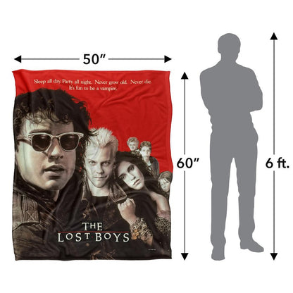 Multicoloured - Pack Shot - The Lost Boys Movie Poster Blanket