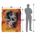 Multicoloured - Pack Shot - Friday The 13th Jason Goes To Hell Poster Blanket