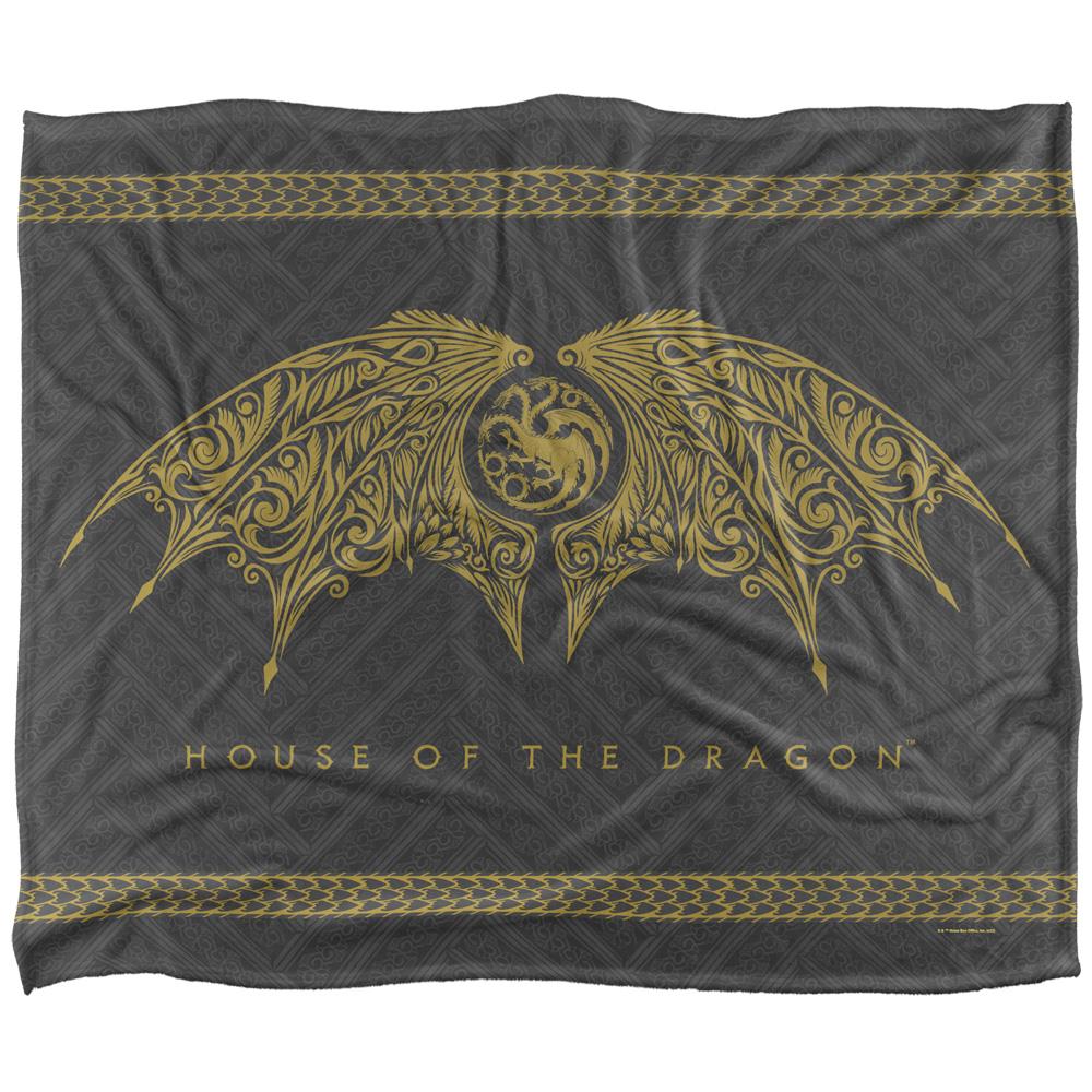 Multicoloured - Front - House Of The Dragon Crest Blanket