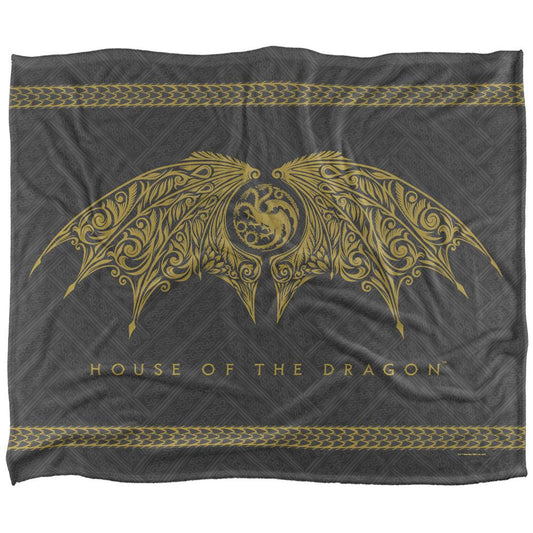 Multicoloured - Front - House Of The Dragon Crest Blanket