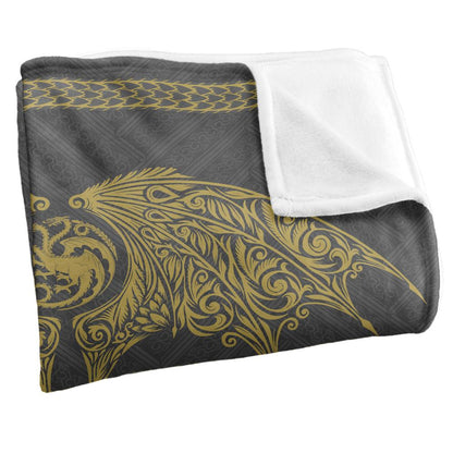 Multicoloured - Back - House Of The Dragon Crest Blanket
