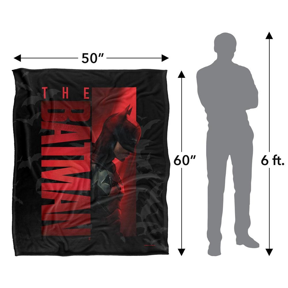 Multicoloured - Pack Shot - The Batman Character Art Blanket