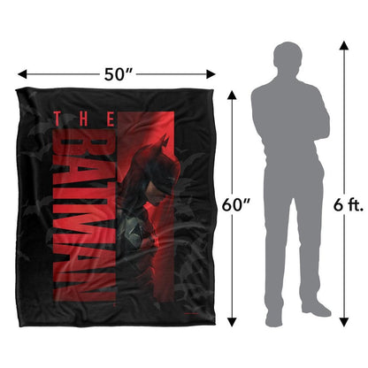 Multicoloured - Pack Shot - The Batman Character Art Blanket
