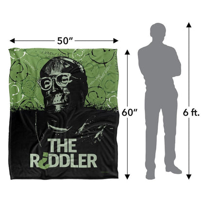 Multicoloured - Pack Shot - The Batman Riddler Blanket