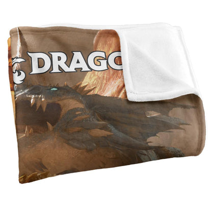 White - Back - Dungeons & Dragons Tiamat Blanket