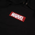 Black - Side - Marvel Mens Box Logo Hoodie
