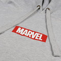 Heather Grey - Side - Marvel Mens Box Logo Hoodie