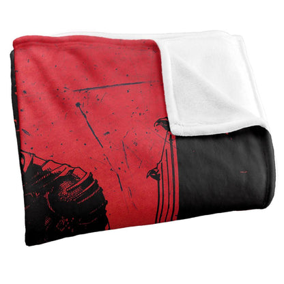 Multicoloured - Back - Batman Gargoyle Blanket