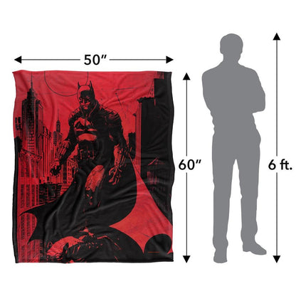 Multicoloured - Pack Shot - Batman Gargoyle Blanket