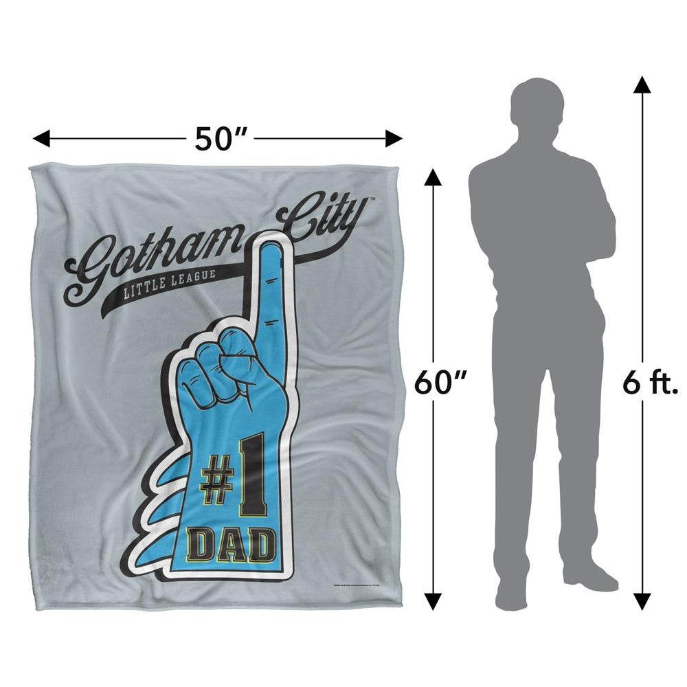 Multicoloured - Pack Shot - Batman #1 Dad Foam Finger Blanket