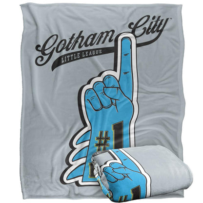 Multicoloured - Side - Batman #1 Dad Foam Finger Blanket