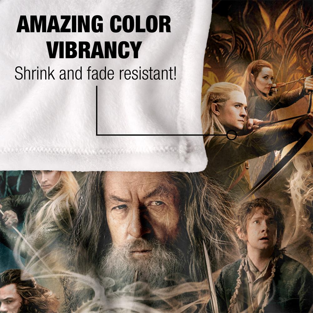 Multicoloured - Lifestyle - The Hobbit: The Desolation of Smaug Movie Poster Blanket
