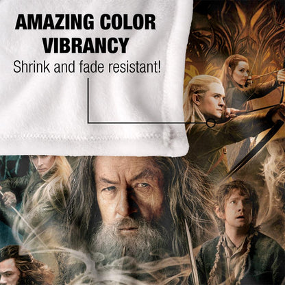 Multicoloured - Lifestyle - The Hobbit: The Desolation of Smaug Movie Poster Blanket