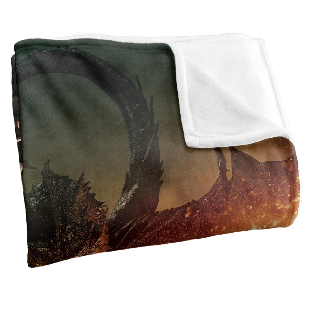 Multicoloured - Back - The Hobbit Dragon Blanket