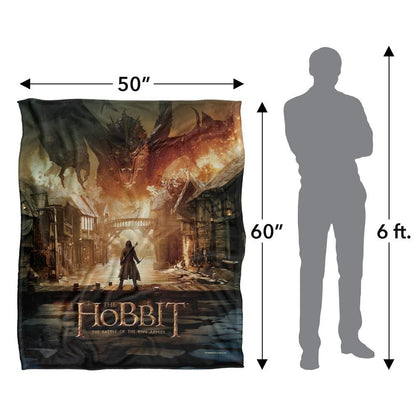 Multicoloured - Pack Shot - The Hobbit Dragon Blanket