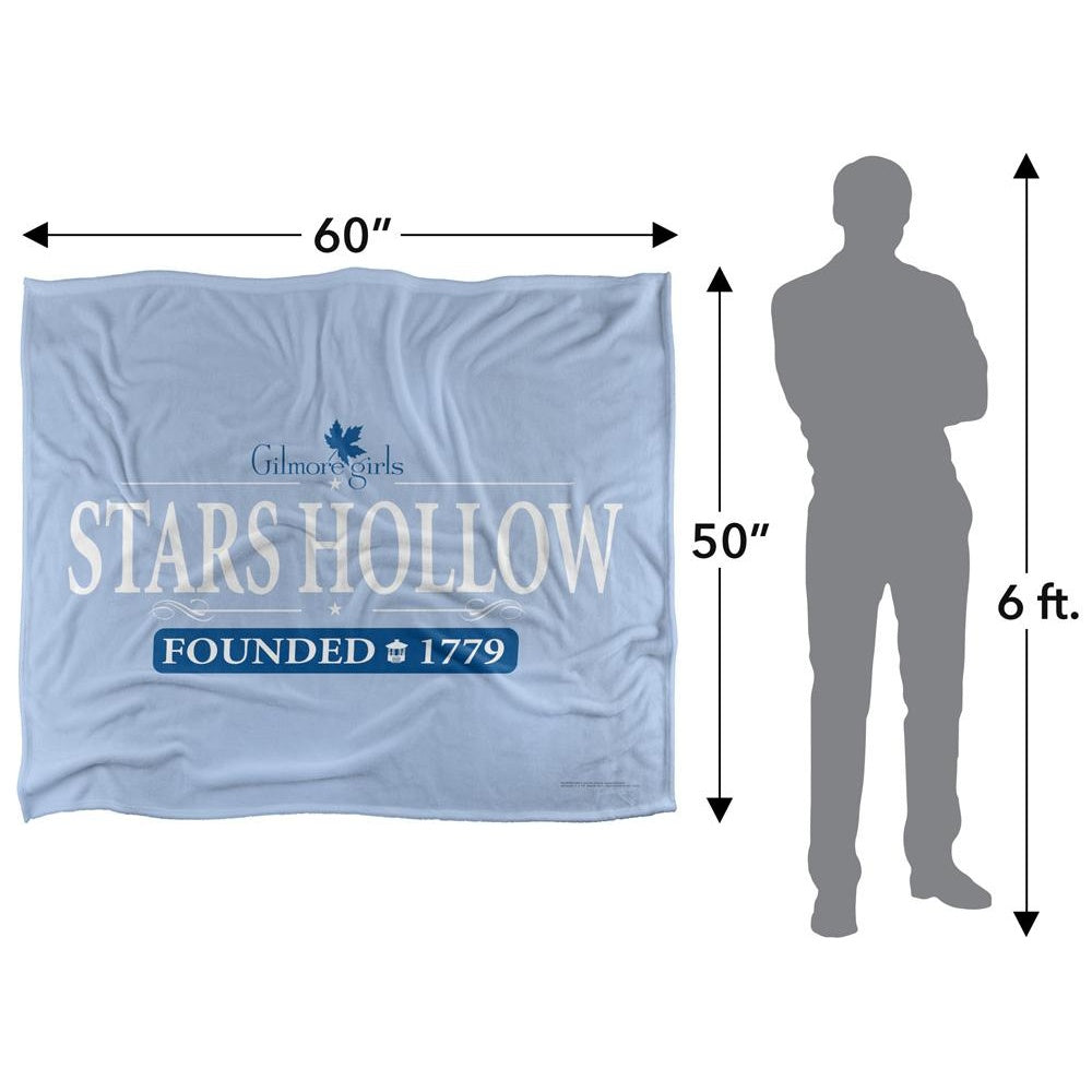 Multicoloured - Pack Shot - Gilmore Girls Stars Hollow Blanket