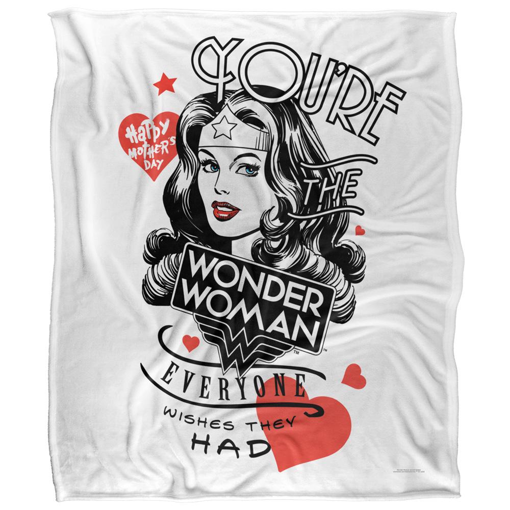 Multicoloured - Front - Justice League Everyone Wishes Wonder Woman Blanket