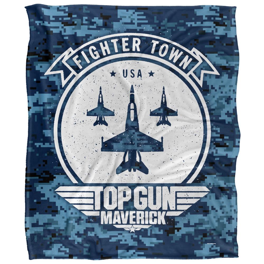 Multicoloured - Front - Top Gun: Maverick Fighter Town USA Blanket