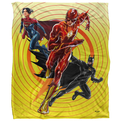 Multicoloured - Front - The Flash Cartoon Blanket