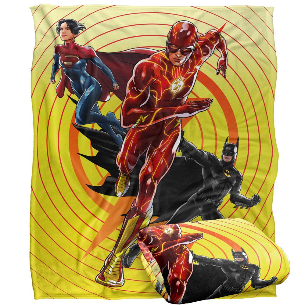 Multicoloured - Side - The Flash Cartoon Blanket