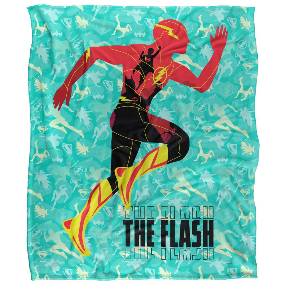 Multicoloured - Front - The Flash Silhouette Blanket