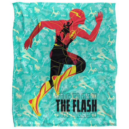 Multicoloured - Front - The Flash Silhouette Blanket