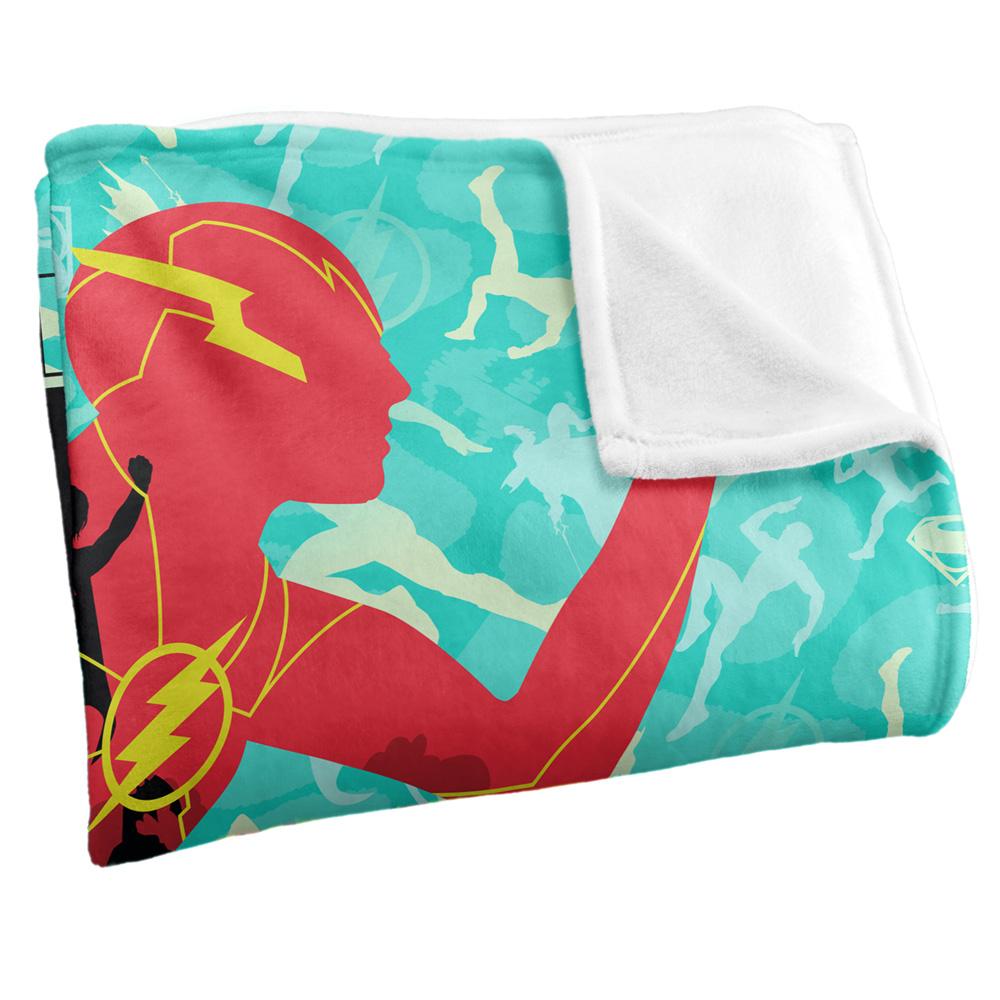 Multicoloured - Back - The Flash Silhouette Blanket