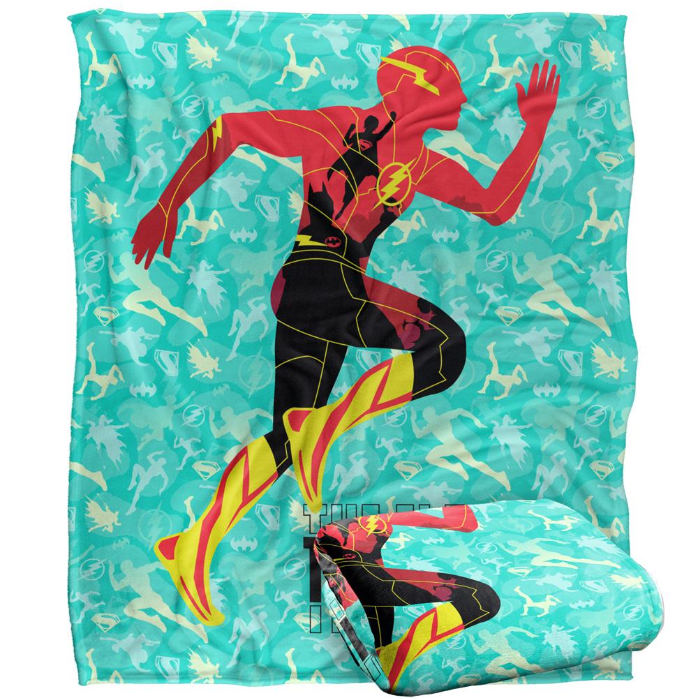 Multicoloured - Side - The Flash Silhouette Blanket