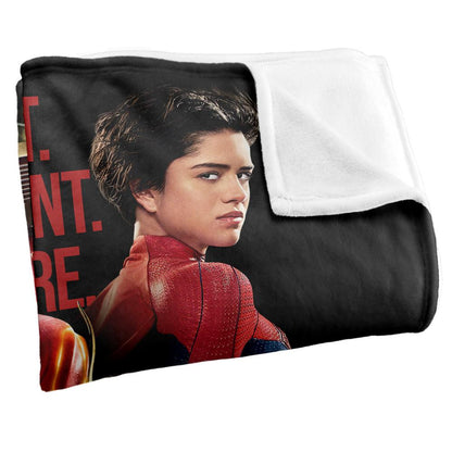 Multicoloured - Back - The Flash Movie Poster Blanket