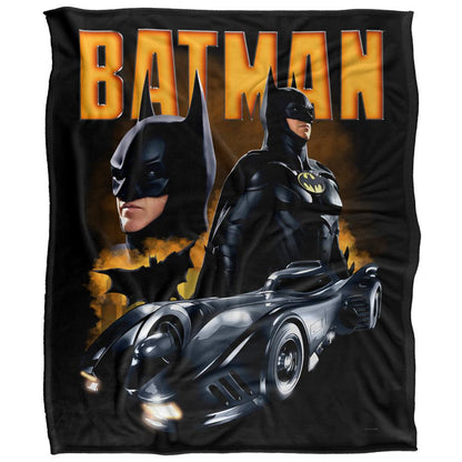 Multicoloured - Front - The Flash Pose Batman Blanket