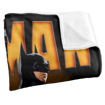 Multicoloured - Back - The Flash Pose Batman Blanket