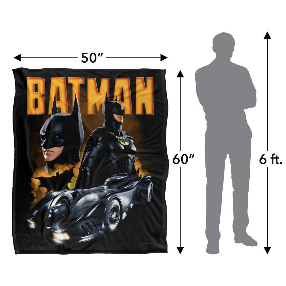 Multicoloured - Pack Shot - The Flash Pose Batman Blanket